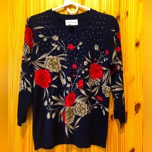 C D Petites Acrylic Sweater